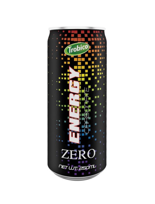 250ml aluminum can zero energy drink
